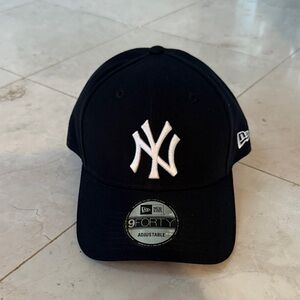 New Era Navy Blue 9FORTY Cap with White Logo